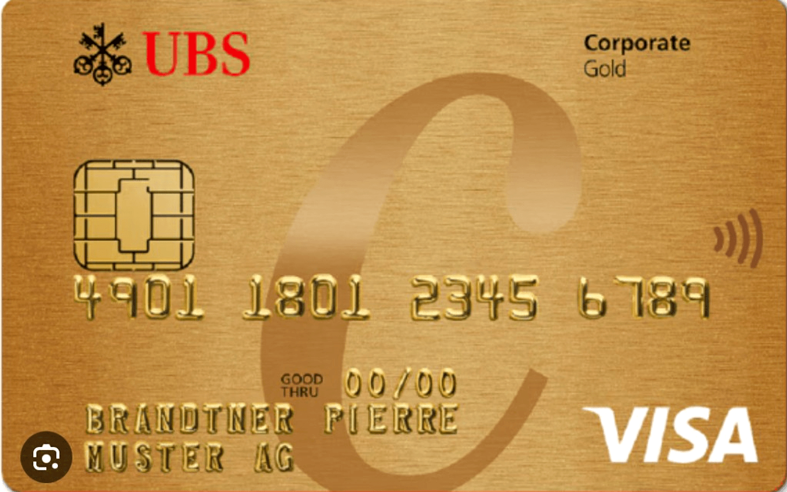 Carte UBS